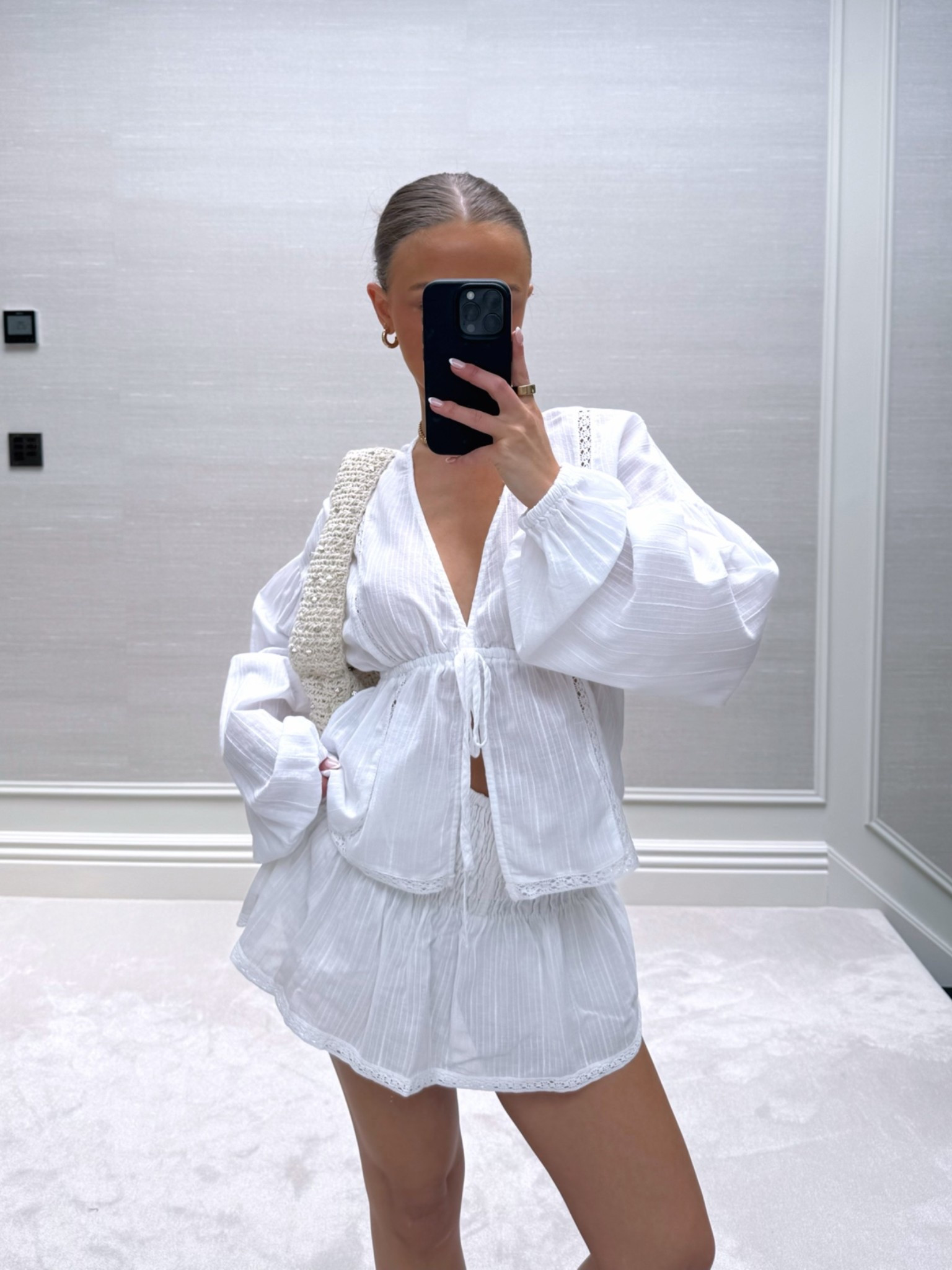 recent summer outfits!! 🌺

Going out beach club holiday festival ibiza Marbella outfit inspo ideas coord pull&bear white blouse mini skirt cotton cream

#LTKsummer #LTKuk #LTKeurope