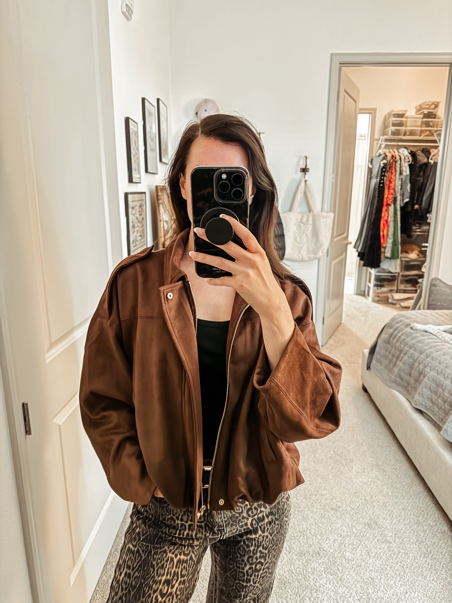 Leopard jeans // fall // jacket // Zara jacket // Amazon // ootd // tank top // jeans // denim // under $100 // bomber jacket 

#LTKSaleAlert #LTKTravel #LTKootd