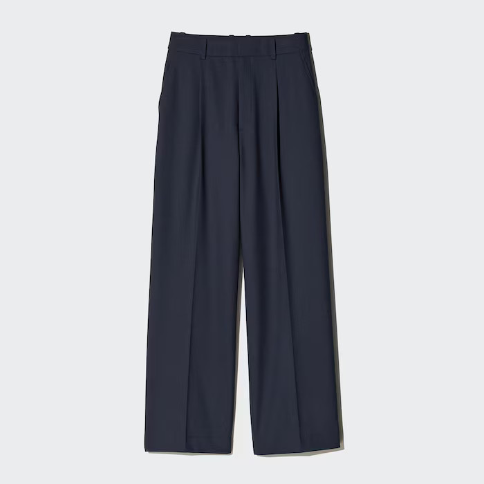 Wide-Fit Pleated Pants | UNIQLO (US)