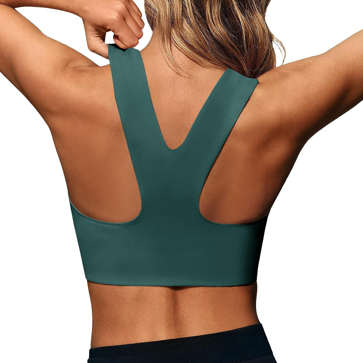 Aoysky Womens Buttery Soft Square Neck Sports Bras Workout Crop Tops | Amazon (US)