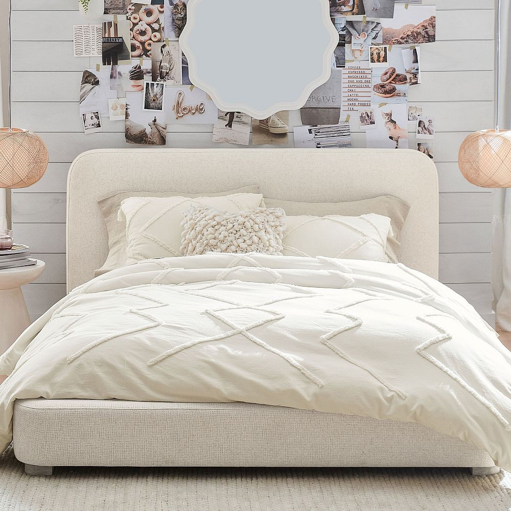 Costa Upholstered Classic Bed | Pottery Barn Teen