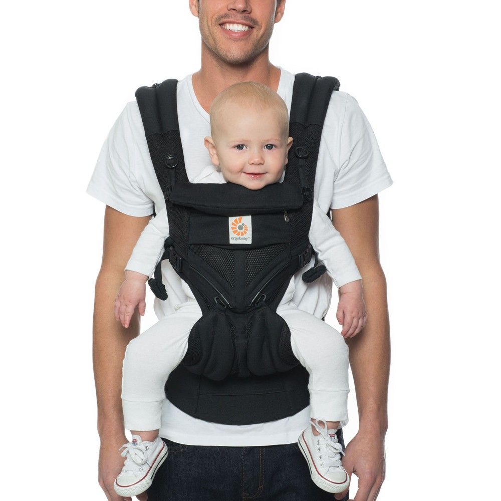 Ergobaby Omni 360 Cool Air Mesh All Position Breatheable Baby Carrier with Lumbar Support - Onyx Bla | Target