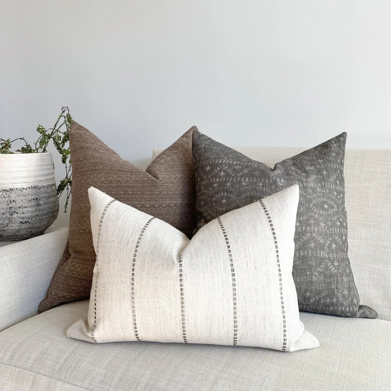 Eadda Set | Pillow Cover Set, Decorative Pillow Grouping, Boho Pillow Covers, Designer Pillows, C... | Etsy (US)