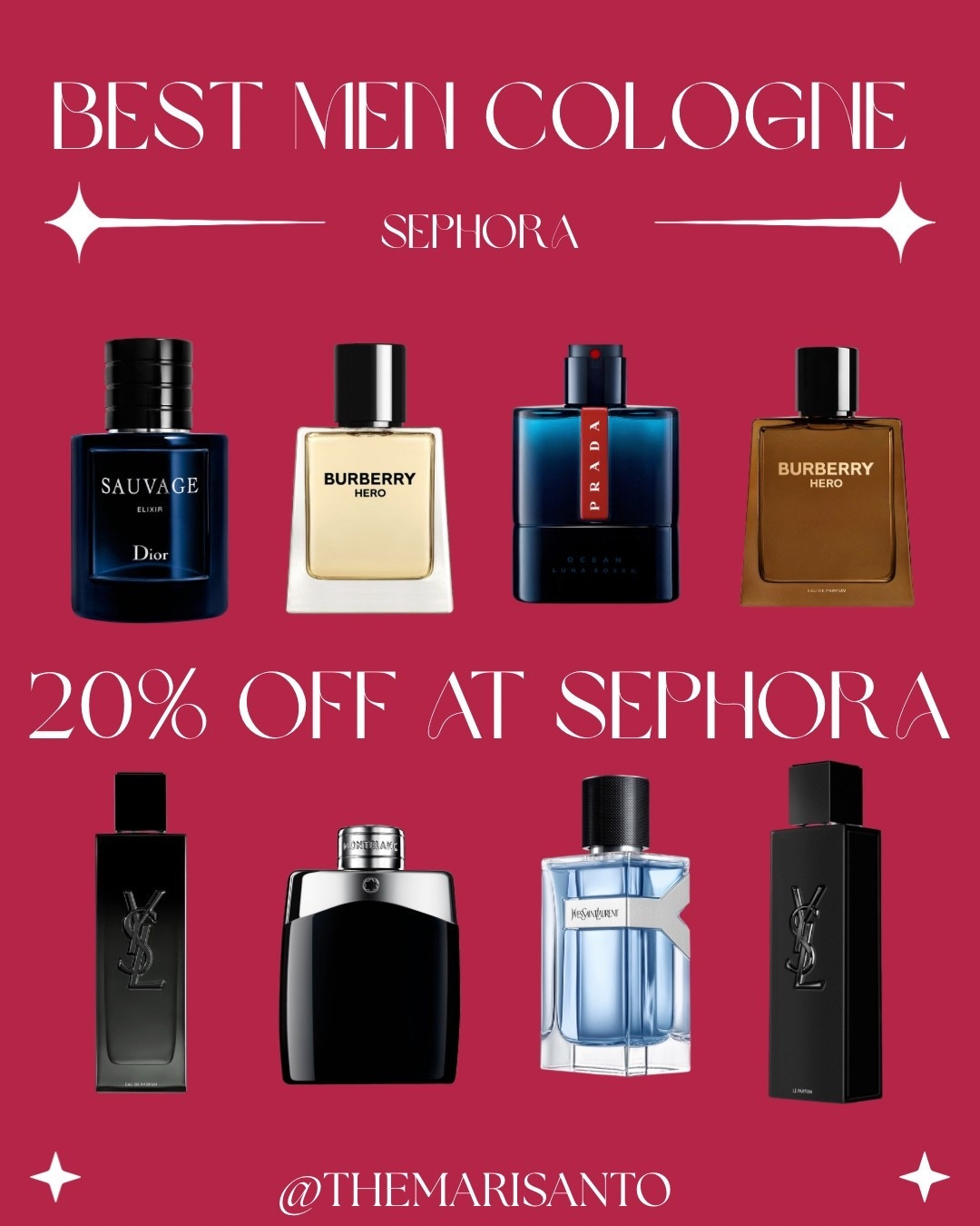 My favorite men’s colognes from Sephora are 20% OFF this week 🔥
Perfect gifts (or upgrades 👀) — luxury scents he’ll actually wear.
Linked on my LTK ✨🖤 #men #cologne

#LTKMens #LTKHoliday #LTKGiftGuide