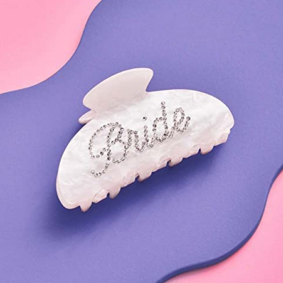 Bride hair clip / bachelorette / bridal shower / wedding

#LTKSeasonal #LTKwedding #LTKunder50
