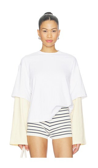 ALL THE WAYS Analeah Top in White. - size L | Revolve Clothing (Global)