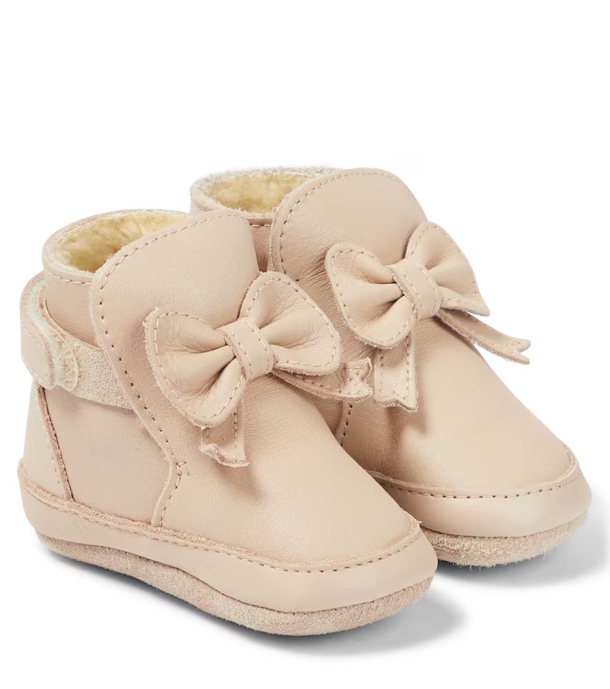 Baby Cubow leather booties | Mytheresa (US/CA)