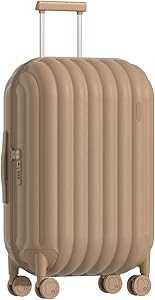 artrips Checked Luggage 24 inch,Medium Suitcase with 8 Spinner Wheels,PC Lightweight Hardside Lug... | Amazon (US)