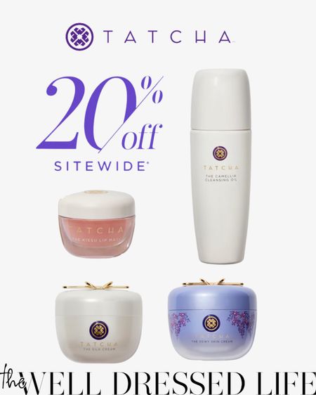 Tatcha is a cornerstone brand in my skincare routine and they are having a rare Friends and Family Sale with 25% off their entire site! These are my personal favorites! #tatcha

#LTKbeauty #LTKunder100 #LTKsalealert
