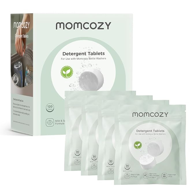 Momcozy Official Detergent Tablets for Momcozy Bottle Washers, 120 Tablets | Amazon (US)
