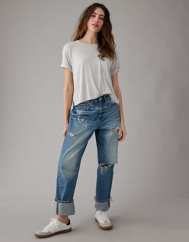 AE Soft & Sexy Oversized Pocket T-Shirt | American Eagle Outfitters (US & CA)