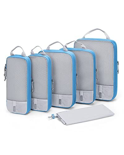 BAGSMART 6 Set/4 Set/2 Set Compression Packing Cubes for Travel, Lightweight Vacation Travel Esse... | Amazon (US)