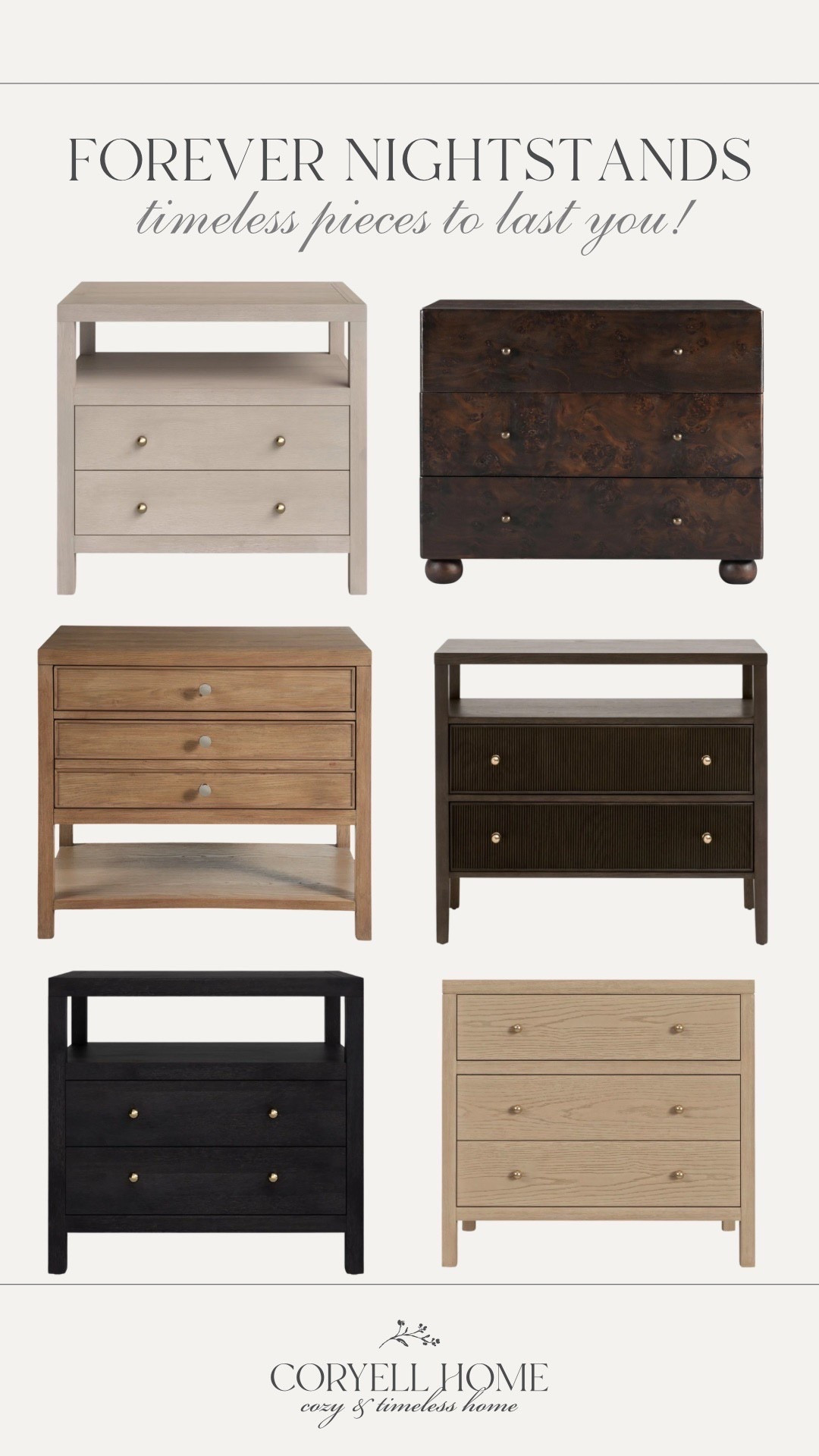 Timeless nightstands at all price points 😍

#LTKHome