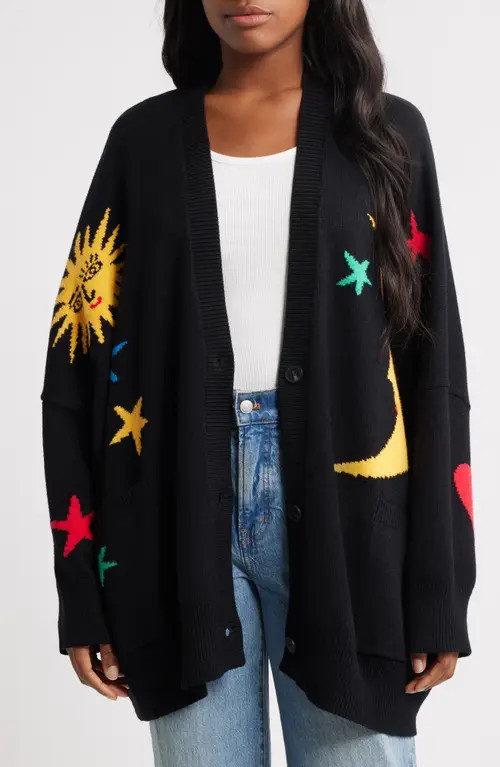 Dressed in Lala Celestial Oversize Cardigan at Nordstrom, Size Small | Nordstrom