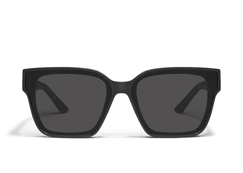 QUAY - Sunglasses for Men & Women, Oversized Square Lenses with UV Protection (Drive In, Black) | Amazon (US)