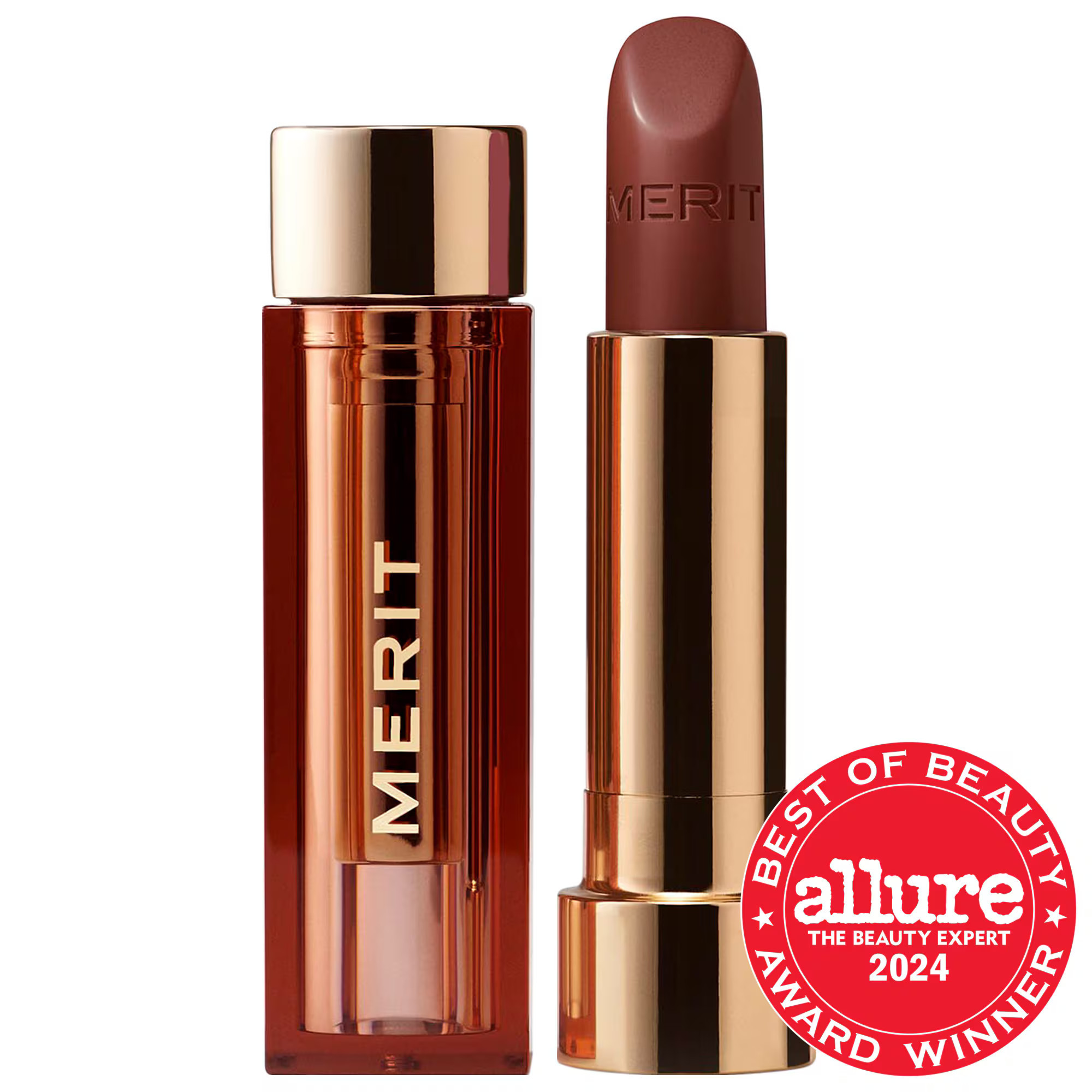 MERIT Signature Lip Lightweight Lipstick L'avenue 0.10 oz/ 3 g | Sephora (US)