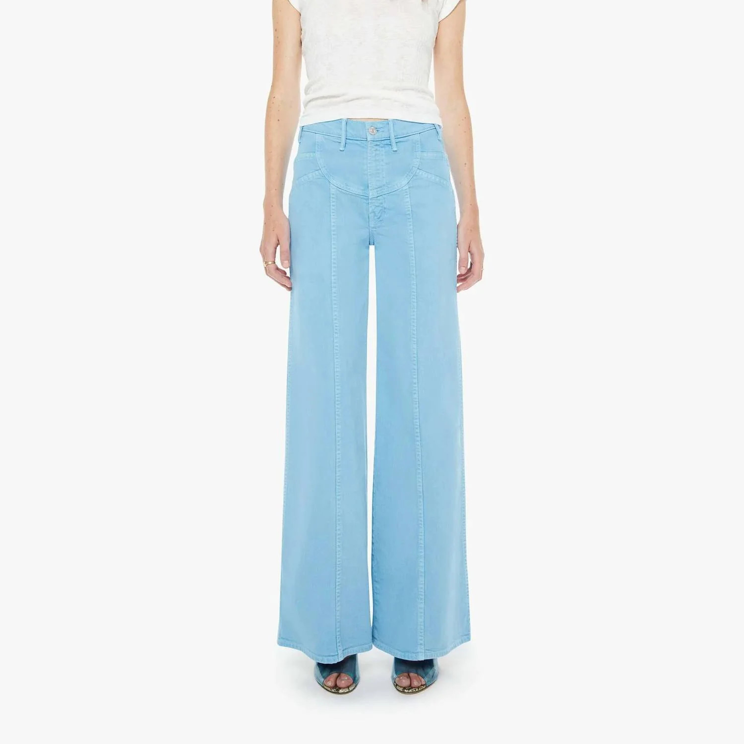 Sunny Hustler Roller Wide Leg Jeans In Heritage Blue | Shop Simon