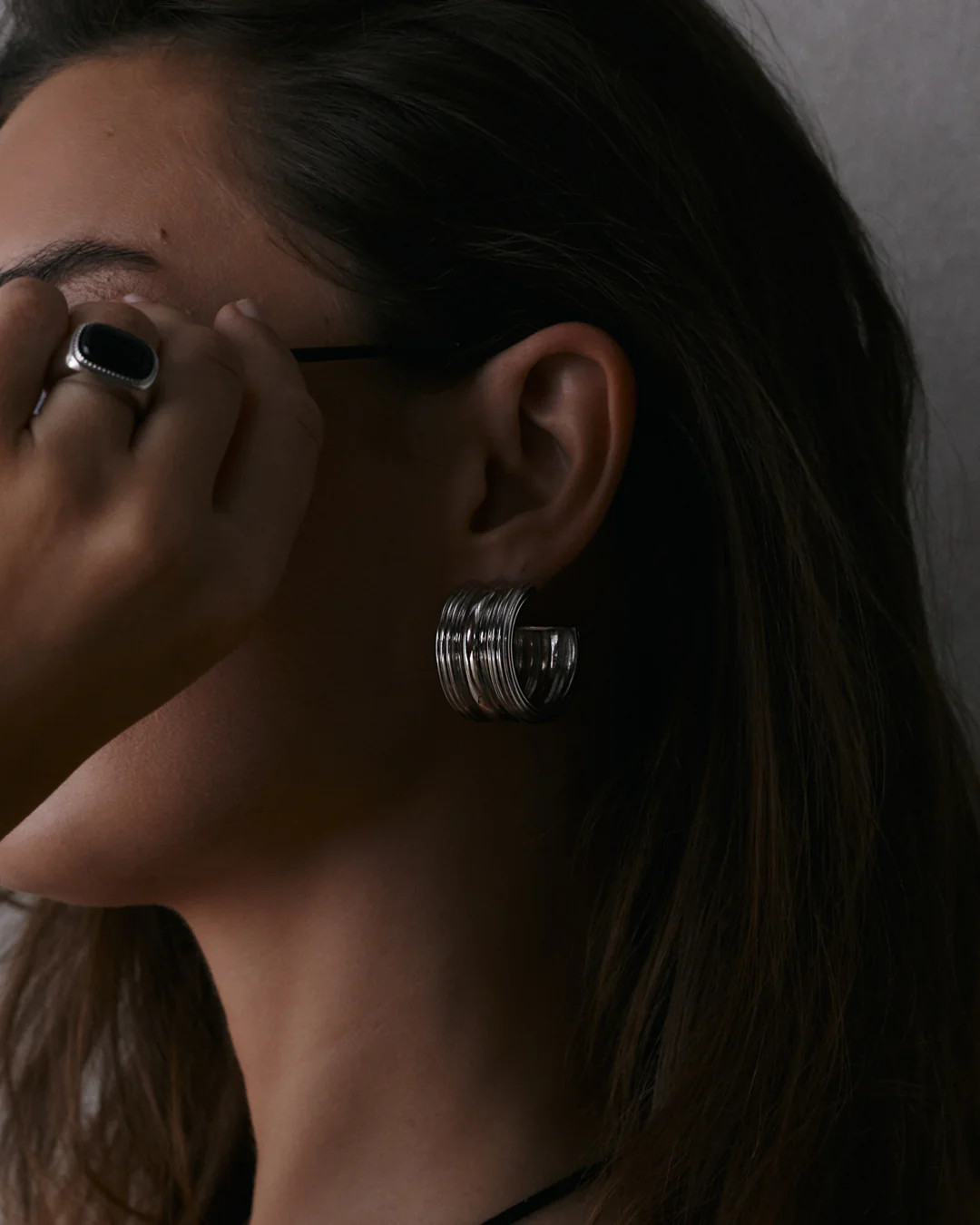 The Canyon Hoops-Silver (Ships Mid April) | Luv Aj Inc.