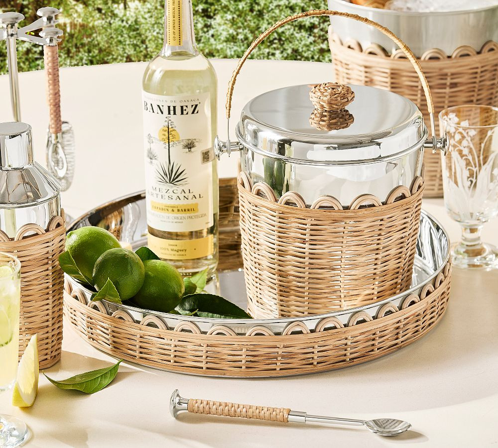 Monique Lhuillier Antibes Bar Tray | Pottery Barn (US)