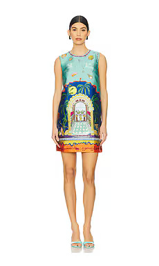 Alemais Surrealist Summer Mini Dress in Multi from Revolve.com | Revolve Clothing (Global)