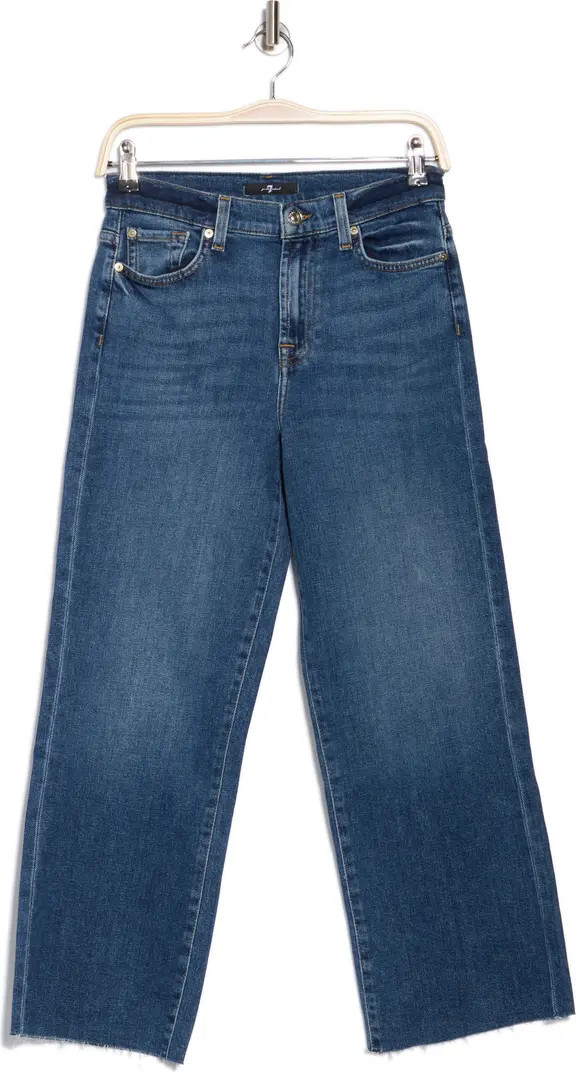 7 For All Mankind Alexa Raw Hem Ankle Crop Jeans | Nordstromrack | Nordstrom Rack
