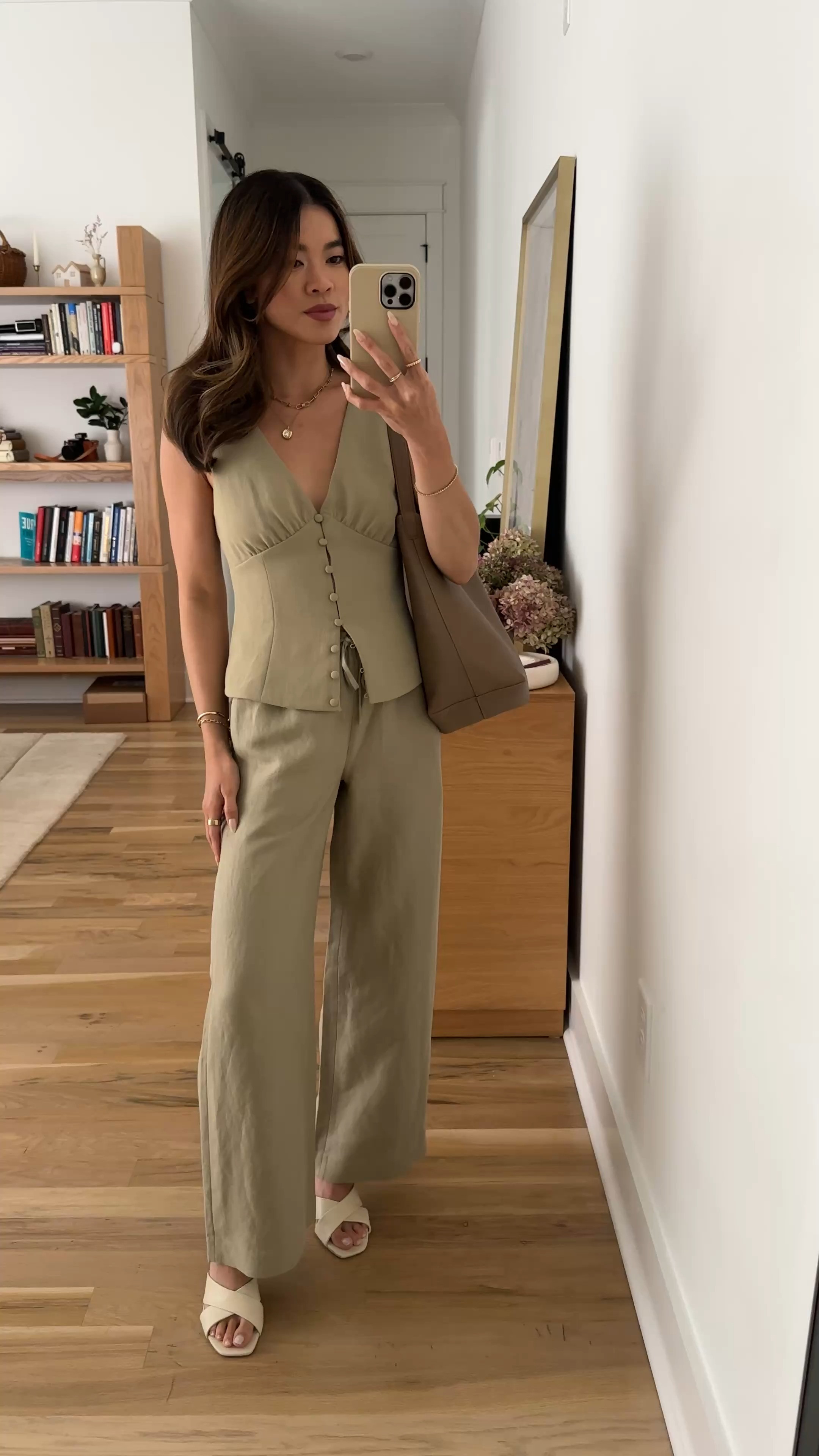 Sizing info: 
Top size XS
Pants size 2XS Short in Martini Olive

petite fashion, get dressed with me, outfit inspiration, ootd, nashville outfit, Nashville influencer, petite style, vacation style, casual outfits, mom style, petite pants, spring outfits, spring outfit info, spring pants, spring outfit idea, spring top, spring bag, spring blouse, aritzia top, spring shoes, viral pants, aritzia pants, petite pants, matching set 

 

#LTKootd #LTKmomlife #LTKPetite