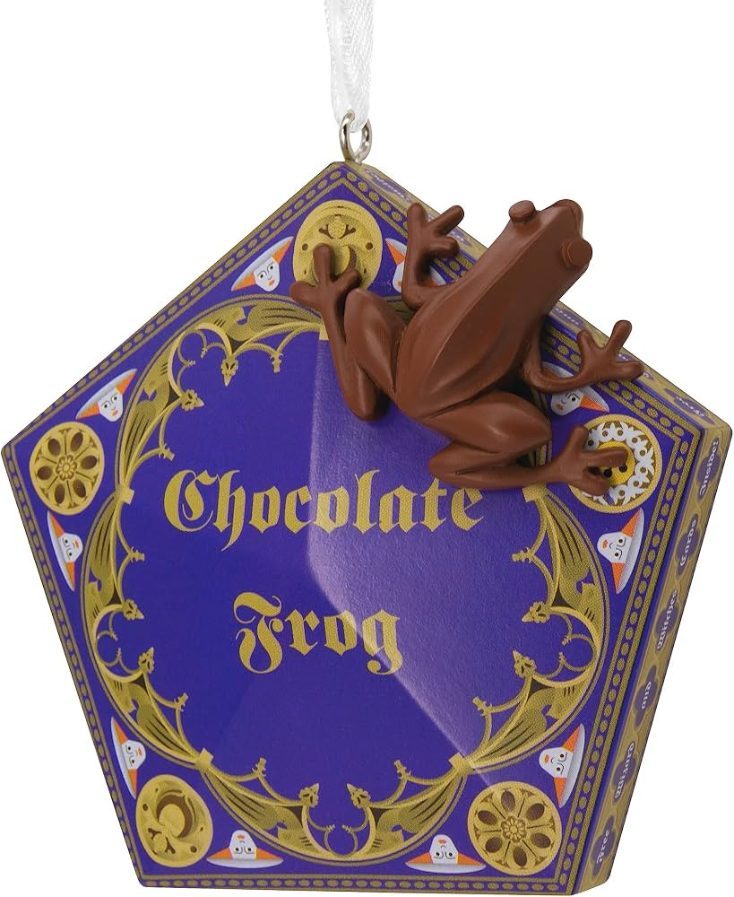 Hallmark Collectable Harry Potter Ornament - Chocolate Frog and Box Design | Amazon (US)