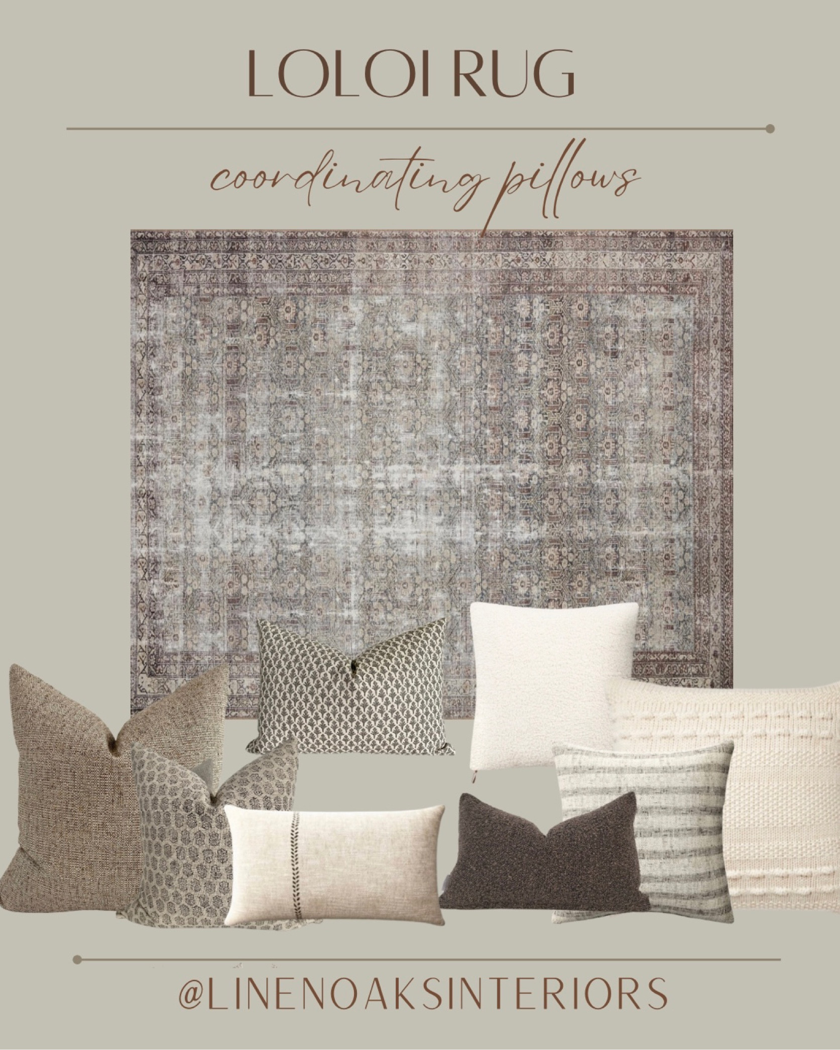 Throw pillows coordinating with moss bark/ loloi rug

Throw pillows, pillows, pillows, neutral pillows, loloi rug, area rug 

#LTKHoliday #LTKSeasonal #LTKhome