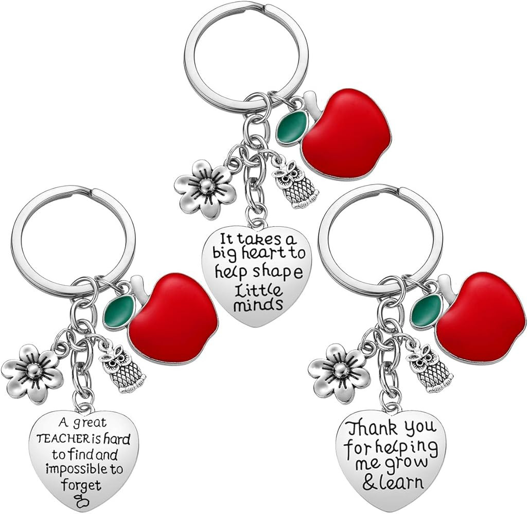 iWenSheng Teacher Gifts Keychain - Teacher Appreciation Gifts for Women Teacher Christmas Valenti... | Amazon (US)