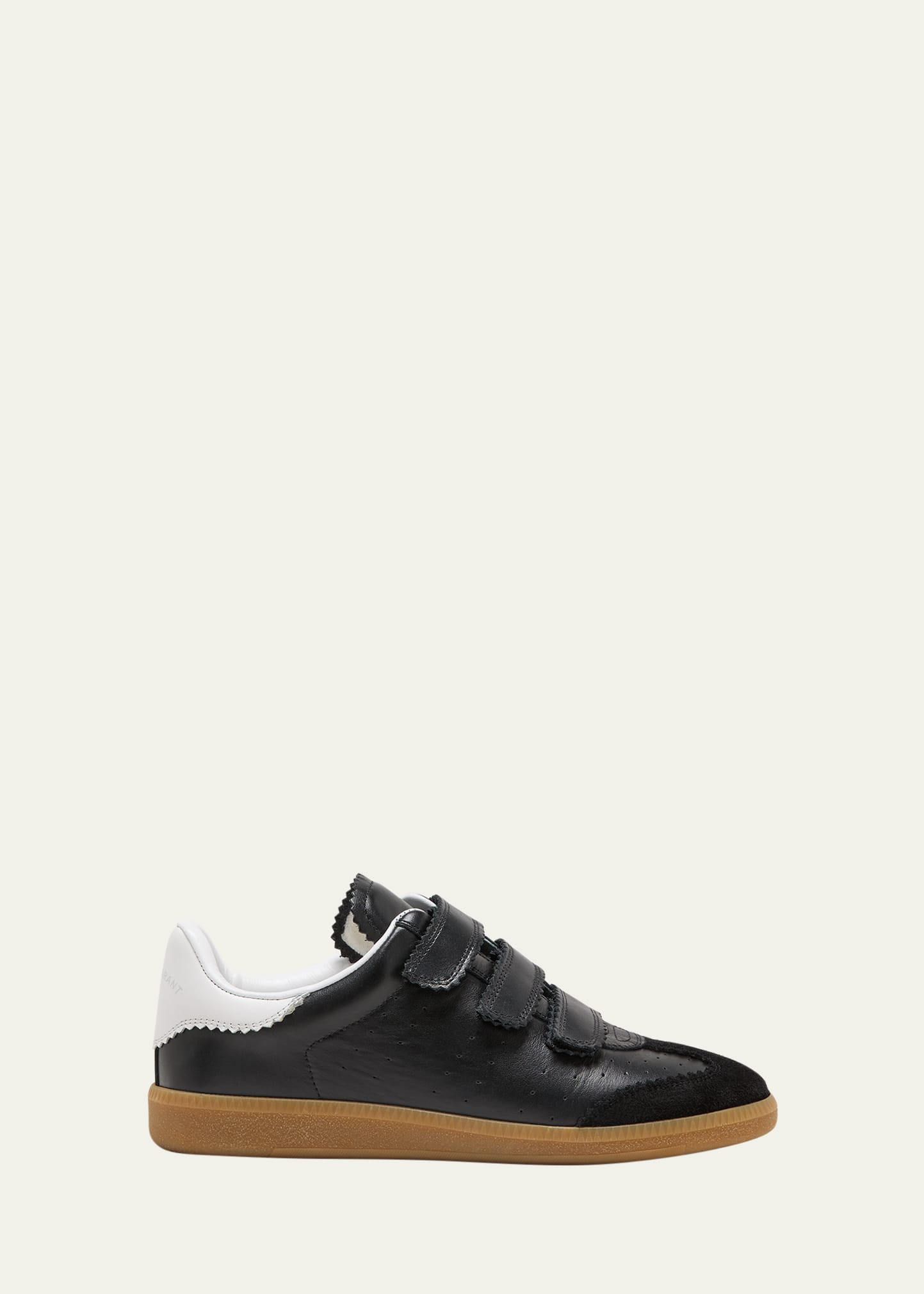 Isabel Marant Beth Perforated Leather Grip-Strap Sneakers | Bergdorf Goodman