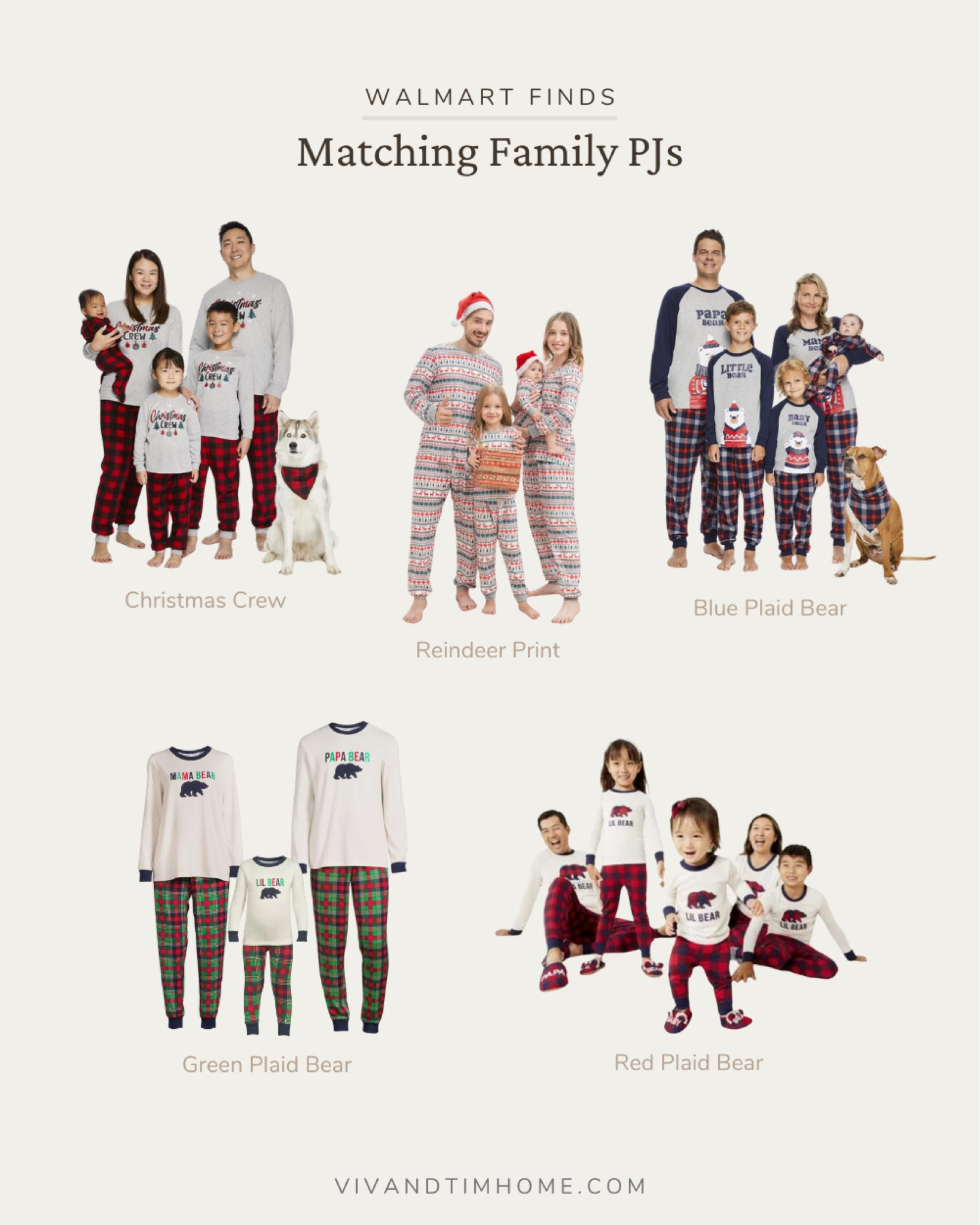 Cute matching Christmas pajamas from Walmart! @walmartfashion #walmartpartner #walmartfashion

#LTKfamily #LTKHoliday #LTKSeasonal