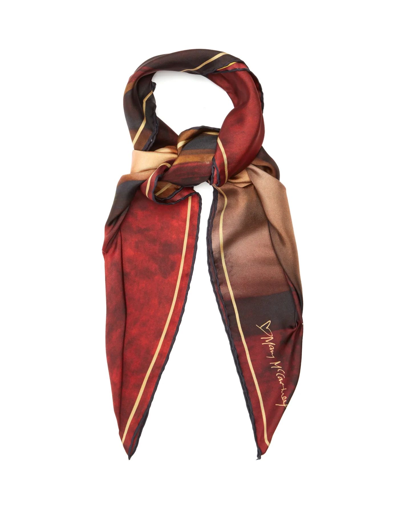 Red Velvet Nude-print silk scarf | Matches (US)