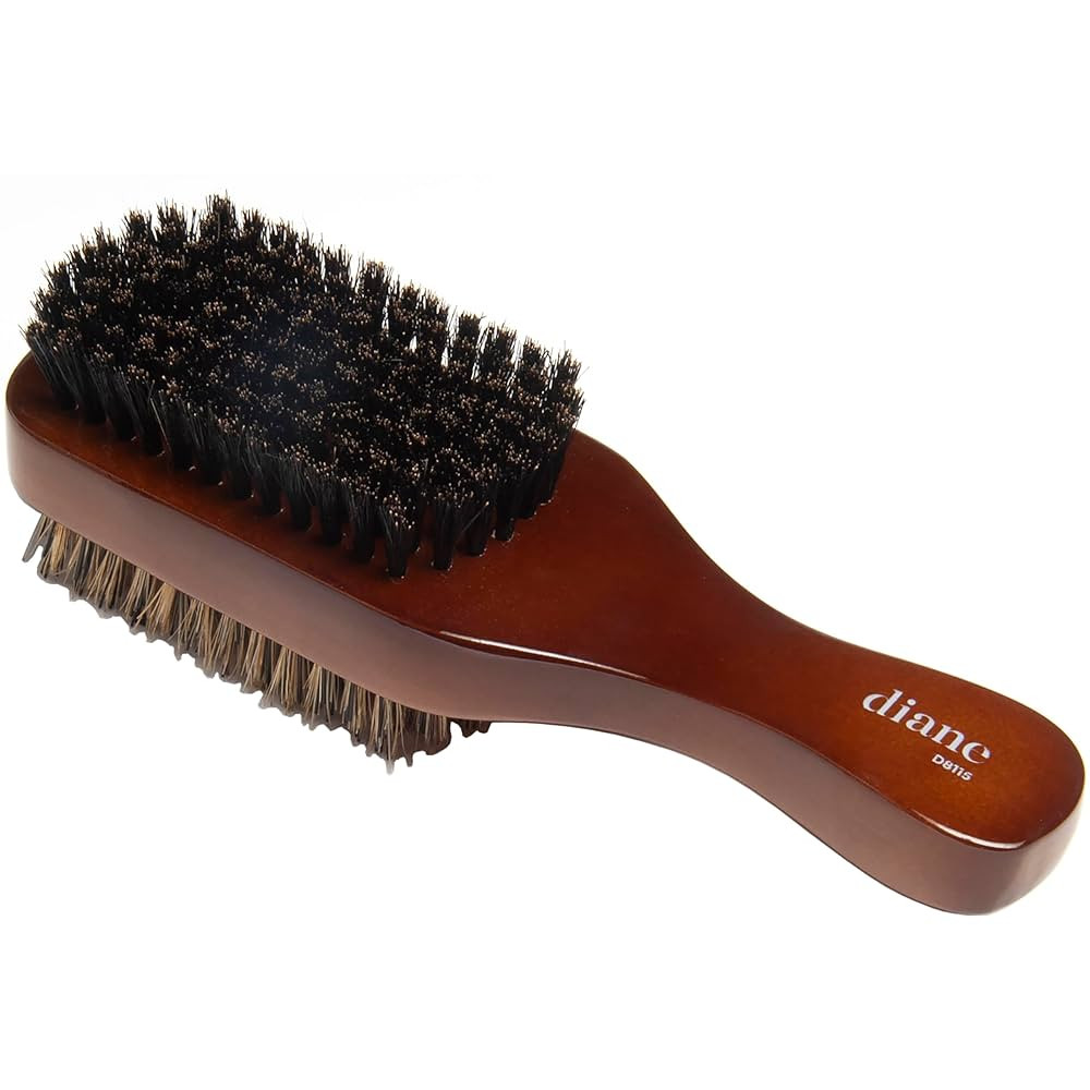 Diane Premium 100% Boar Bristle 2-Sided Club Brush for Men and Barbers, Medium and Firm Bristles ... | Amazon (US)