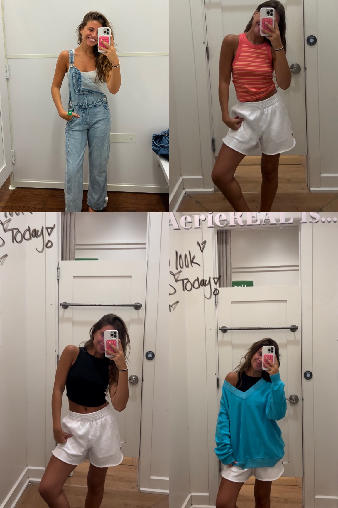 todays outlet finds!! 
I am obsessed with all of these summer pieces & will be wearing on repeat until further notice. 

summer, comfies, overalls, aerie 

#LTKSeasonal #LTKstyletip