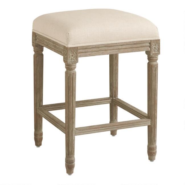 Backless Paige Upholstered Counter Stool
							var ensTmplname="Backless Paige Upholstered Count... | World Market