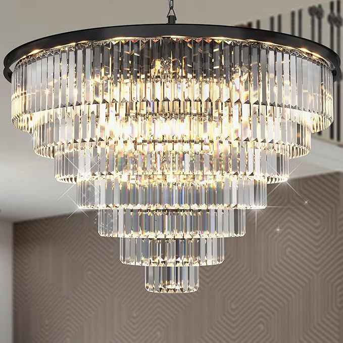 24 Lights Empress Crystal Chandelier Lighting Modern Contemporary Chandeliers Pendant Ceiling Lam... | Amazon (US)