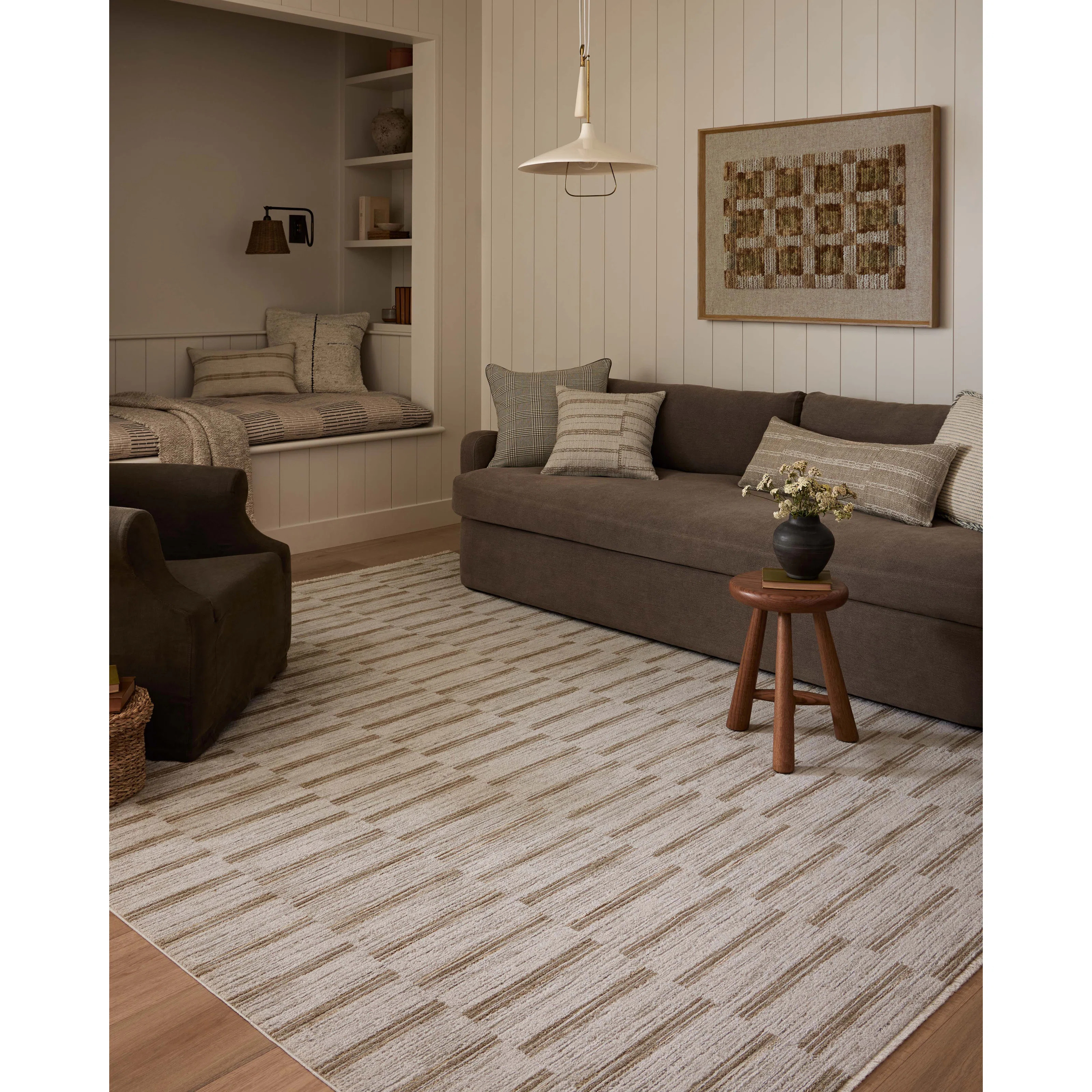 Amber Lewis x Loloi Cali Ivory / Tobacco Area Rug | Wayfair North America