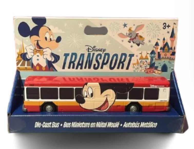 Disney Parks Mickey Mouse Die Cast Bus Miniature Metallic Transport New with Box | Walmart (US)