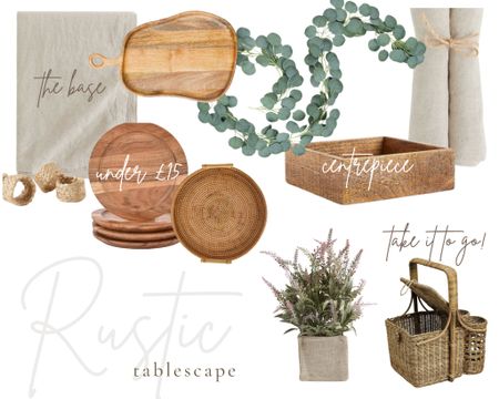 Are you hosting an Easter lunch this coming season? Go on trend with a rustic and earthy tablescape, with these ideal table touches 

#LTKhome #LTKSeasonal #LTKSpringSale