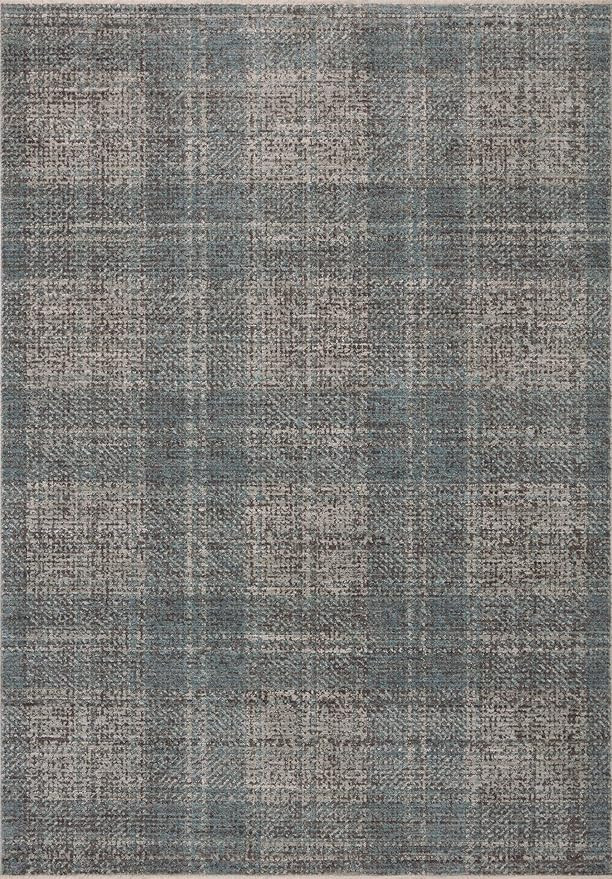 Loloi Angela Rose Ember Collection EMB-09 Denim/Charcoal 2'-7" x 10'-0" Runner Rug | Amazon (US)