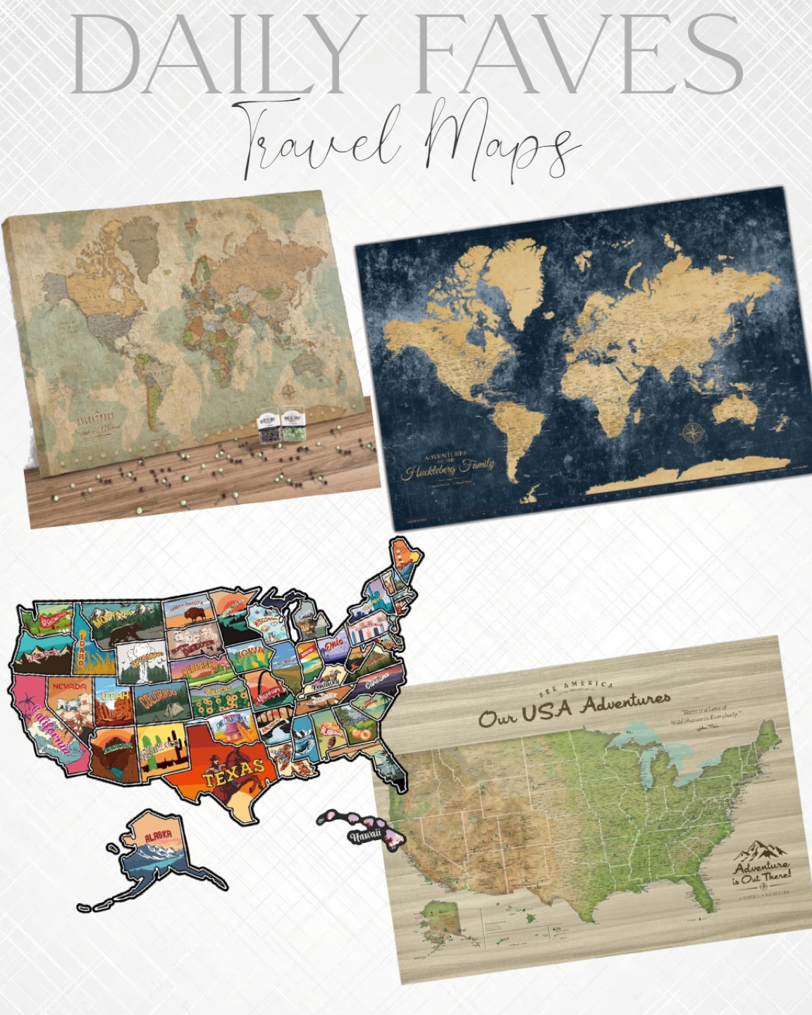 The best travel maps!

#LTKhome #LTKfamily #LTKtravel