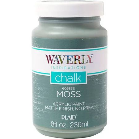 Waverly Inspirations Chalk Acrylic Paint - Moss, 8 oz. | Walmart (US)