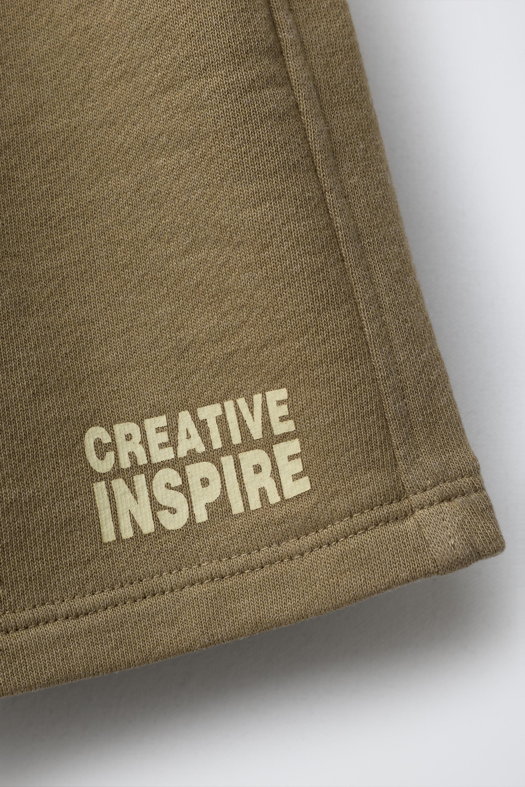 PLUSH TEXT SHORTS | Zara US