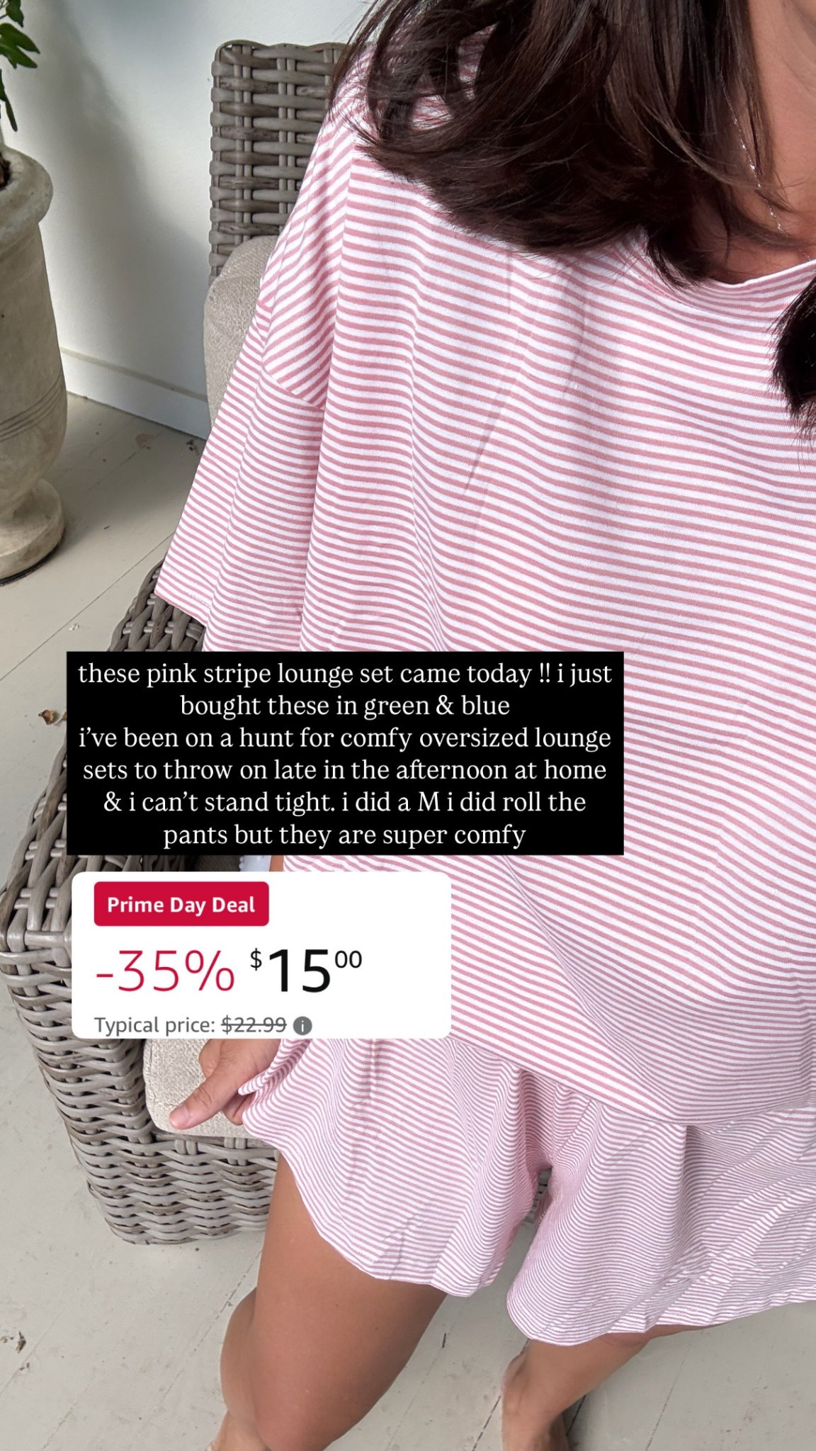 comfiest lounge set ever! wearing a M & on prime day ! 

#LTKFindsUnder100 #LTKStyleTip #LTKSeasonal