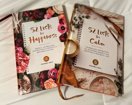 The list for happiness and list for calm journals are one of my best self care purchases!! I love lists and it’s even better when it’s helping calm me down!!  #selfdevelopment #selfcare #journaling #mentalhealth

#LTKGiftGuide #LTKunder50