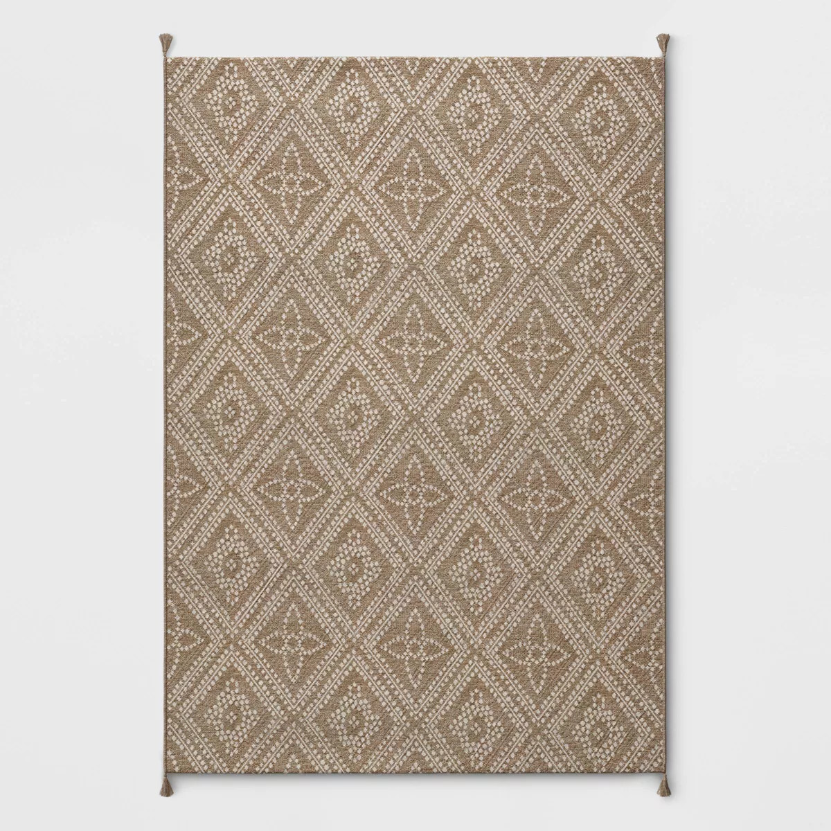 Diamond Tasseled Outdoor Rug - Threshold™ | Target