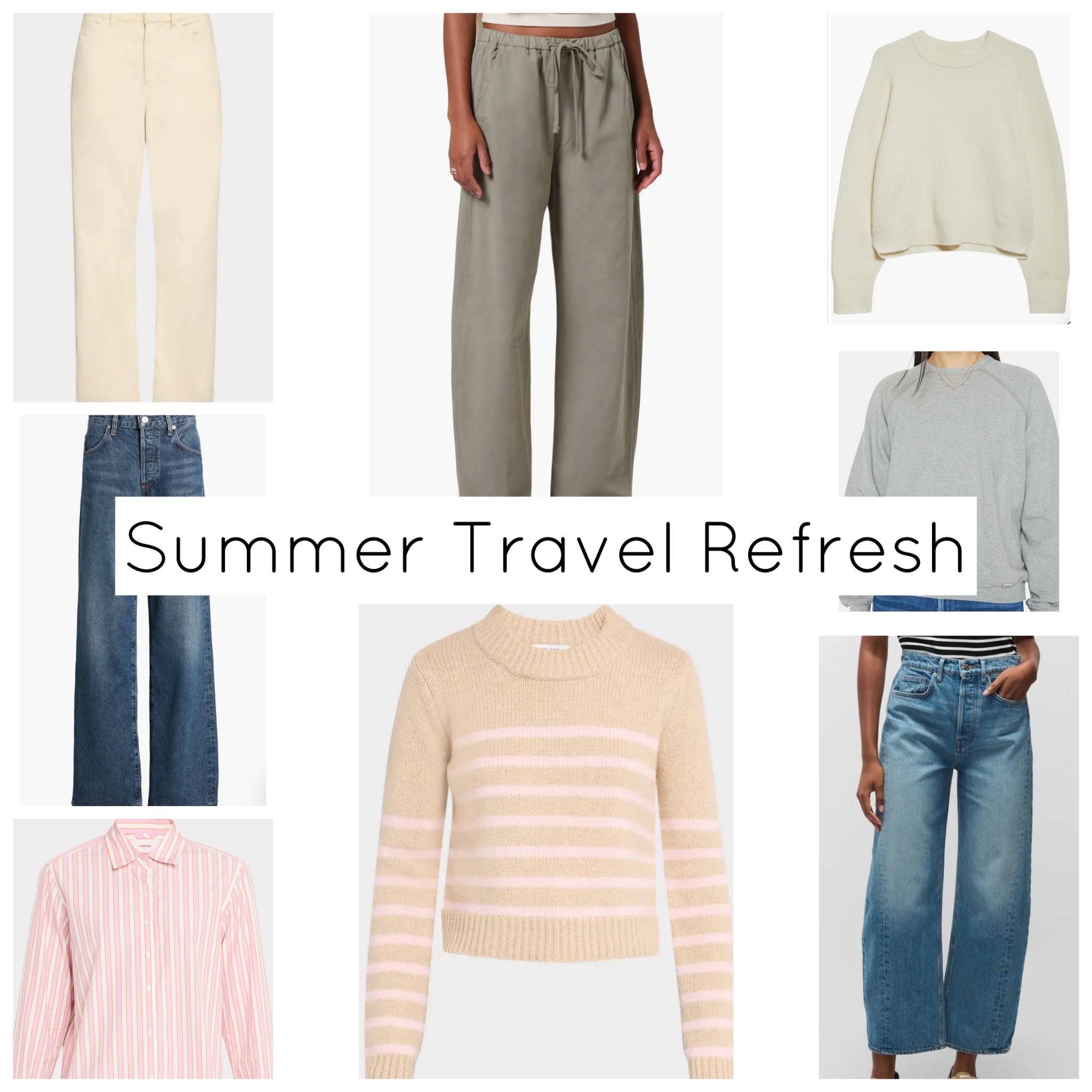 These summer essentials will be perform any cool weather climate. Light colors but warmer fabrics!

#LTKSummerEdit #LTKSeasonal