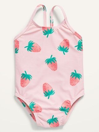 One-Piece Bow-Tie Swimsuit for Toddler Girls | Old Navy (CA)