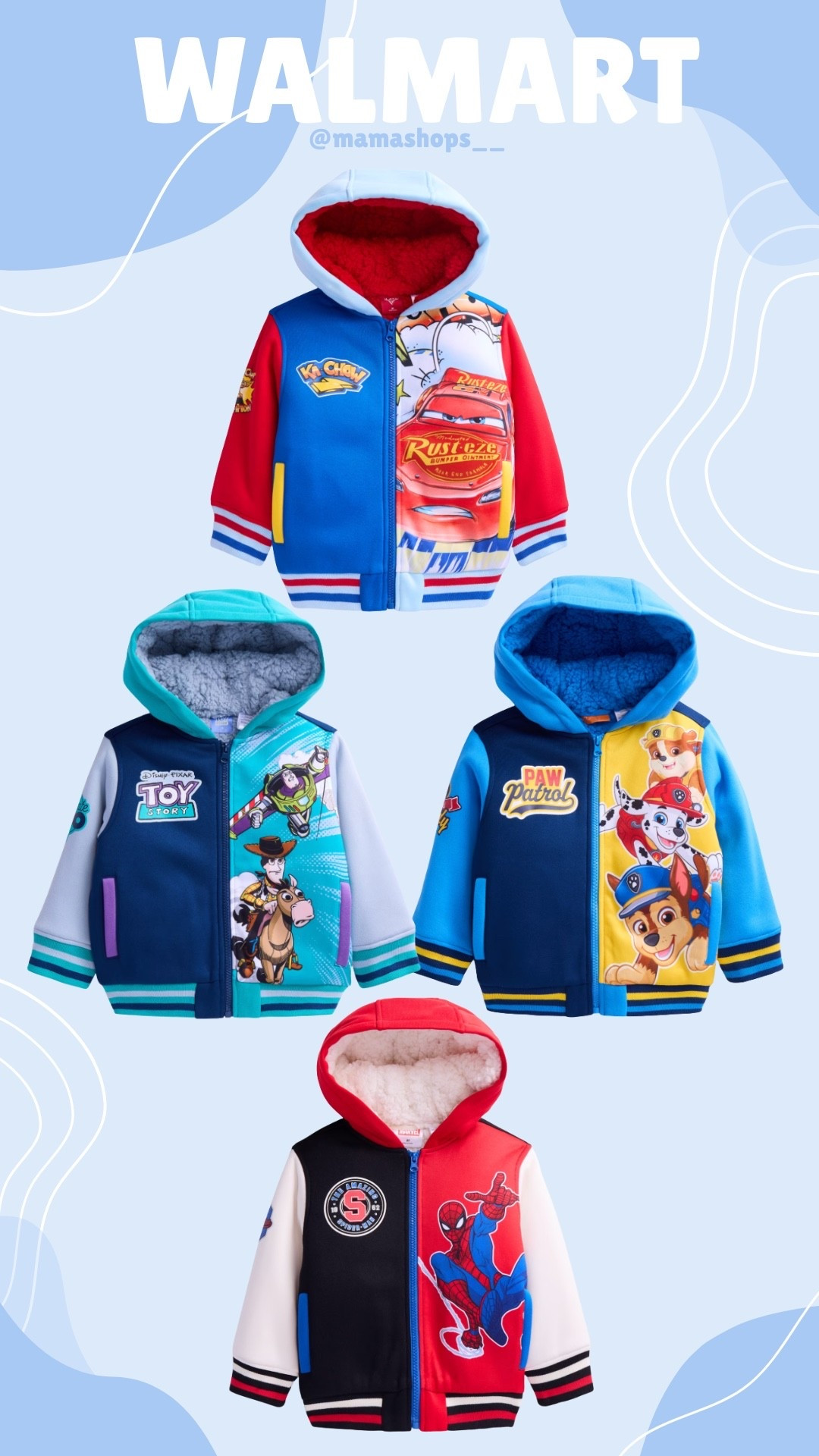 🚨On Sale Now‼️

 Toddler boys colorblock full zip- up varsity jacket, find them @Walmart 🤗👦🏻

Linking them here 🔗✨