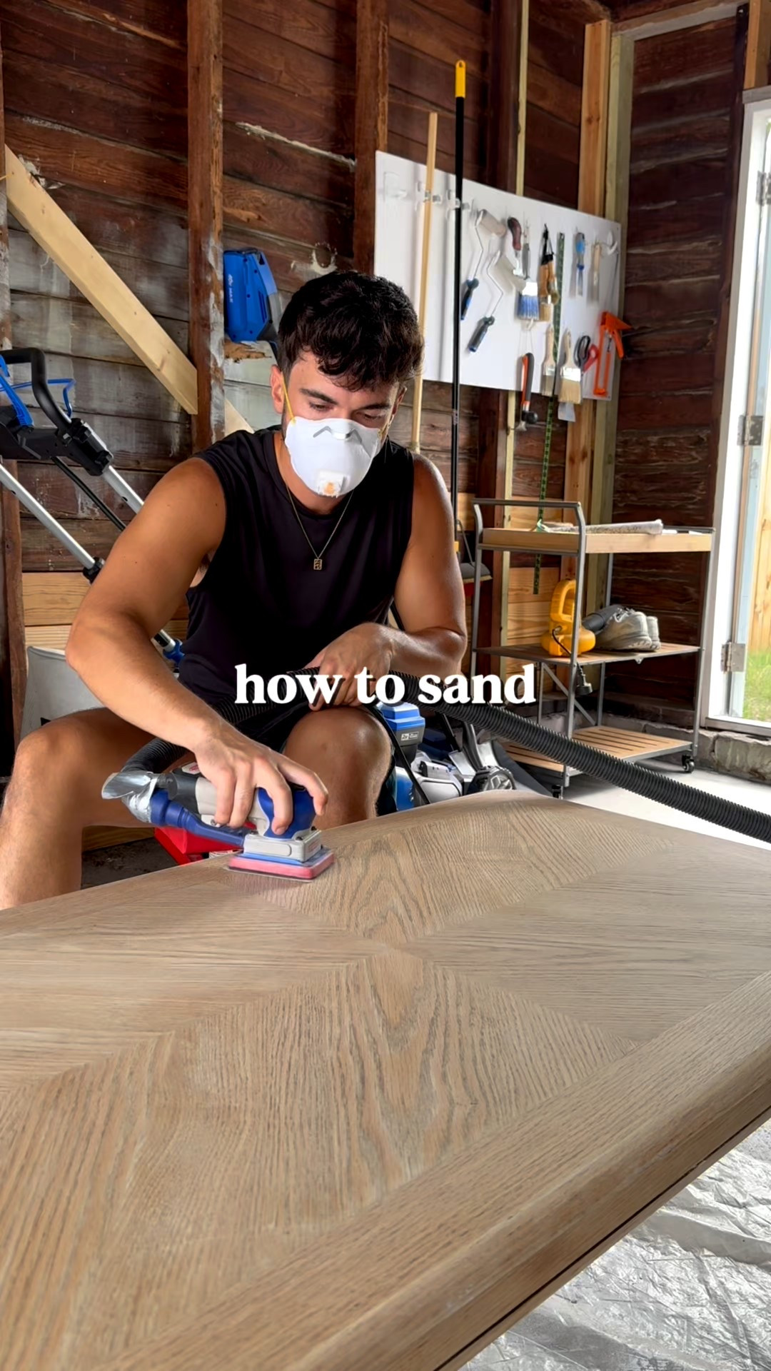 Sanding might not be the most glamorous part of flipping… but it’s exactly what makes your finish look professional — whether you’re staining or painting. Today we’re breaking down everything you actually need to know:

🪵 Grits explained — low grits remove old finish, medium smooth it out, and higher grits prep the surface. Most flips only need up to 220!
🎨 For stain — 180–220 grit is the sweet spot. Anything higher burnishes the wood and leads to blotchy stain.
🖌️ For paint — don’t skip the scuff sand! A quick pass with 180–220 gives your paint/primer something to grip onto.
🔧 Tools — orbitals, detail sanders, foam pads… and why I use my SurfPrep 3×4 for both flat surfaces and curves.
📏 Veneer vs solid wood — how to tell the difference (and why sanding veneer requires a very gentle hand).

If you’ve ever felt lost on where to start with sanding, I hope this helps you feel way more confident going into your next flip! 🤎

Tell me what you want next in the Furniture Flipping 101 series — staining? priming? painting?

#furnitureflipping101 #furnitureflip #diyfurniture #furniturerestoration #woodworkingbasics #sanding101 #thriftflip #beforeandafter #fliphut

#LTKHome #LTKvlog #LTKGiftGuide